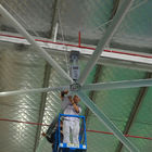 مراوح السقف HVLS المحترفة 20 قدم 6.1 م القطر الطويل مع 6 شفرات