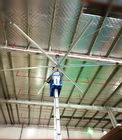 AC Motor HVLS مراوح سقف 0.75kw 10 قدم مروحة سقف لمرافق كبيرة