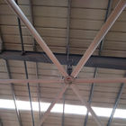 مراوح السقف الصناعي HVLS كبيرة الحجم ، مراوح السقف قطرها 22 قدم كبير