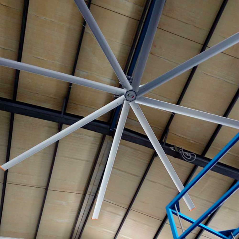الكهربائية ورشة عمل شفرة معدنية مروحة السقف ، 22 FT المشجعين سقف متجر الصناعية