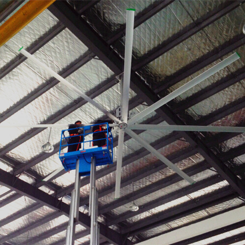 مراوح السقف الكبيرة ذات التصميم الصناعي لتوفير الطاقة 14 قدم / 16 قدم / 20 قدم / 24 قدم