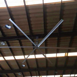 مروحة سقف عملاقة في المستودع 9 قدم عالية السرعة منخفضة السرعة مع ستة شفرات